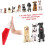 Kompressionsbinden, 3er-Pack, 5 cm x 4,5 m, selbstklebendes, elastisches Sporttape 3