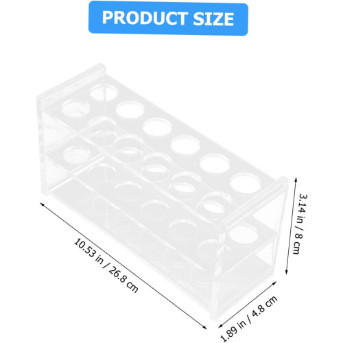 Kolorimetrisk rørstativ for reagensrør for laboratorieeksperimenter 1