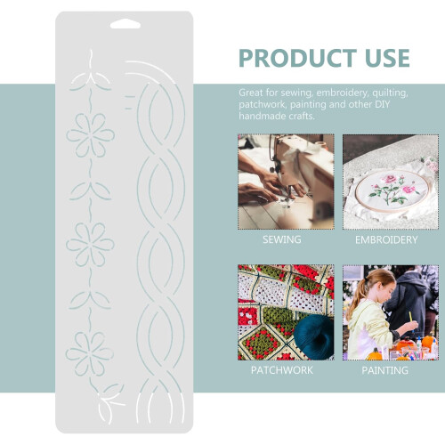 Πρότυπο Quilting, Χάρακας Patchwork, Εργαλείο Ραπτικής, Κοίλο Μοντέλο Quilting DIY 2
