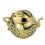 Tea Leaf Filter Handheld Strainer Golden 1pc 1
