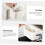 Hanging Kitchen Trash Can Wall Mounted Under Sink Rubbish Bin White Trash Can Kitchen Bathroom 8