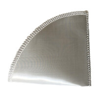 Cône filtre à infusion lente en acier inoxydable 1-2 tasses