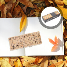 40-teiliges Stempelset aus Holz mit Wochenzahlen und Buchstaben für Scrapbooking und Journaling