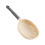Escorredor de silicone redondo grande com cabo longo 1