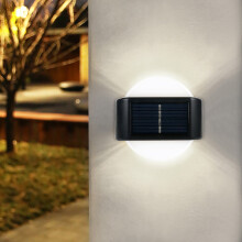 Waterdichte solar terraswandlamp voor buiten (2 stuks)