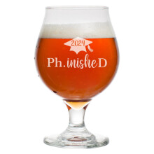 Verre tulipe à pied pour bière belge, 47 cl