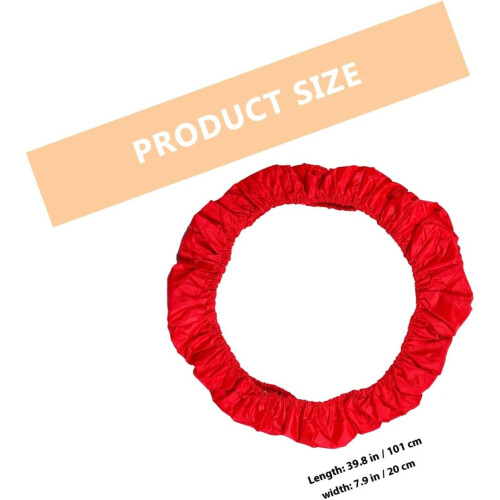 Trampoline Cover Protector Sponge Edge 40-inch Red Round Trampoline Replacement Pad Safety Accessory 1