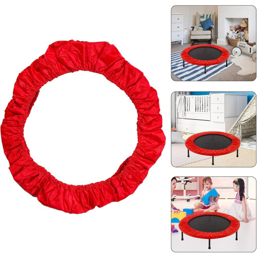 Trampoline Cover Protector Sponge Edge 40-inch Red Round Trampoline Replacement Pad Safety Accessory 2