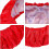 Trampoline Cover Protector Sponge Edge 40-inch Red Round Trampoline Replacement Pad Safety Accessory 6