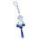 Blue Eyes Metal Wind Chimes with Tassel and Bell 1