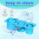 Silikon isform for kopper Blue3Hollow sylindere 1