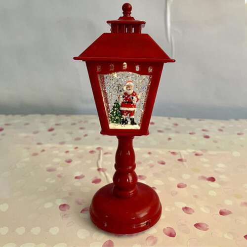 Veilleuse de Noël en cristal LED blanc 2