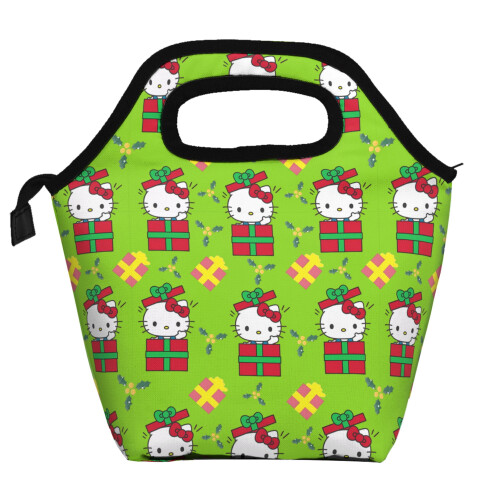 Sac à lunch isotherme Hello Kitty en polyester pliable (1 pièce)