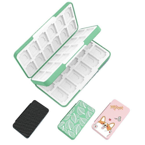 (corgi) For Nintendo Switch Game Card Case - 48 Cards Storage ABS Magnetic Closure Organizer 1
