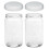 Pote de vidro Mason Jar de 946 ml (32 oz) com boca extra larga (quarto) 1