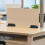 10pcs Adjustable Plastic Desk Divider Clamps with Black Base for Office Desktop Privacy Panels 5