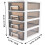 Multi-layer Drawer Type Desktop Storage Box for Jewelry and Cosmetics 3