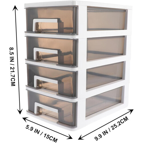Multi-layer Drawer Type Desktop Storage Box for Jewelry and Cosmetics 2