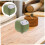 Decorative Push-Type Trash Can for Office Bedside Rubbish Bin Home Wastebasket 5
