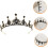 Strass-Tiara-Krone für Damen, eleganter Brauthaarschmuck 1