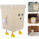 Large Plastic Garbage Can with Thickened Solid Design and Non-Slip Base, Household Trash Bin Suitable 7