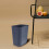 15l Square Trash Can Small Garbage Bin Space-saving Gray Office Waste Basket Compact Trash Container 5