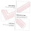 Tailor Craft Tool L-Square Shape Cutting Ruler com Escala embutida 8