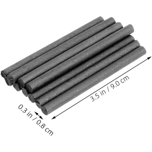 10pcs Graphite Electrode Carbon Rods Conductive Lab Sticks for Physics and Electrical Experiments 1