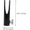 Eyebrow Pencil Sharpener and Eyeliner Sharpener Double-Sided U-Shaped Metal Slots 2
