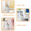 Multi-Function Garbage Bucket Trash Bucket Swing Lid 12l Sturdy Reusable Pp Material Modern Style 3