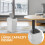 Multi-Function Garbage Bucket Trash Bucket Swing Lid 12l Sturdy Reusable Pp Material Modern Style 4