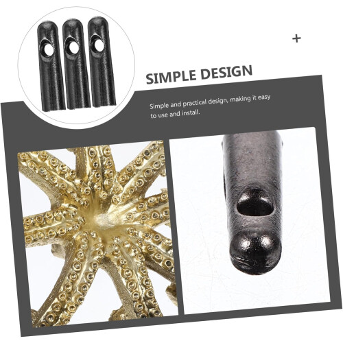 Metal Umbrella Tail Beads Replacement 10pcs Sturdy Metal Bone Covers