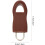 Detachable Zipper Pull Tab Repair Pull Hands 10pcs Brown DIY Bag Acessórios 2