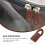 Detachable Zipper Pull Tab Repair Pull Hands 10pcs Brown DIY Bag Acessórios 3