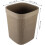 Large Capacity Garbage Container with Imitation Rattan Material and Wide Opening Design 1