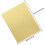 10 Blatt goldfarbenes Metallic-Kartonpapier, 275 g/m², quadratisch 2