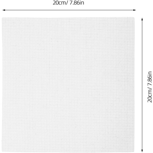 10pcs Cross-Stitch malha tecido algodão Needlework folhas de tecido 1