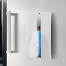 Weißer magnetischer Taschentuchspender für den Kühlschrank