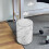 Stainless Steel round Garbage Bin Cover with Swing Flap Lid, Embedded Installation 7