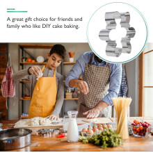 10-teiliges Ausstechformen-Set aus Edelstahl für selbstgebackene Kuchen, Keksformen für den Haushalt