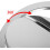 Stainless Steel round Garbage Bin Cover with Swing Flap Lid, Embedded Installation 8