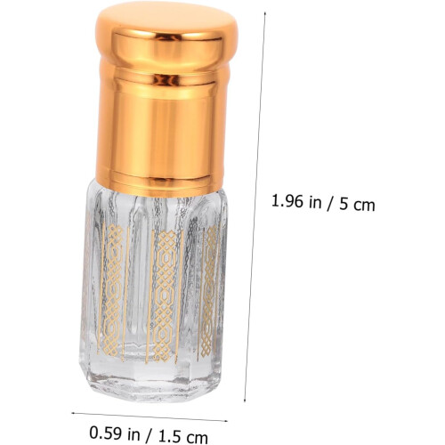12pcs Roller Ball Perfume Bottles Refillable Essential Containers for Travel Perfume for Roller Bottle Use for Essential 1