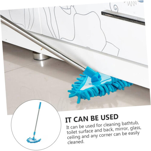 Mini Triangular Mop rotativo extensível alça leve ferramenta de limpeza 2
