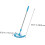 Mini Triangular Mop rotativo extensível alça leve ferramenta de limpeza 5