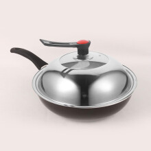 Couvercle de casserole en acier inoxydable transparent, ustensile de cuisine résistant à la chaleur avec poignée de style assorti