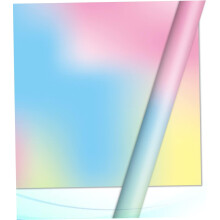 10 feuilles de papier cadeau dégradé de couleurs pour les fêtes, anniversaires, mariages et autres occasions spéciales.