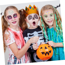 10 vellen glittergezichtstickers met edelstenen voor Halloweenfeestjes en rave-accessoires