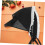 lenço de renda com faixa de gravata ajustável lenço de cabeça de cozinha elegante 5