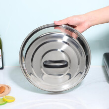 Couvercle en acier inoxydable de 32 cm pour plaque de cuisson et barbecue, idéal pour faire fondre le fromage.