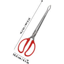 Portable Wear-Resistant EEL Clamp Scissor Tongs Stainless Steel Abs Multi-Function Crab Tongs